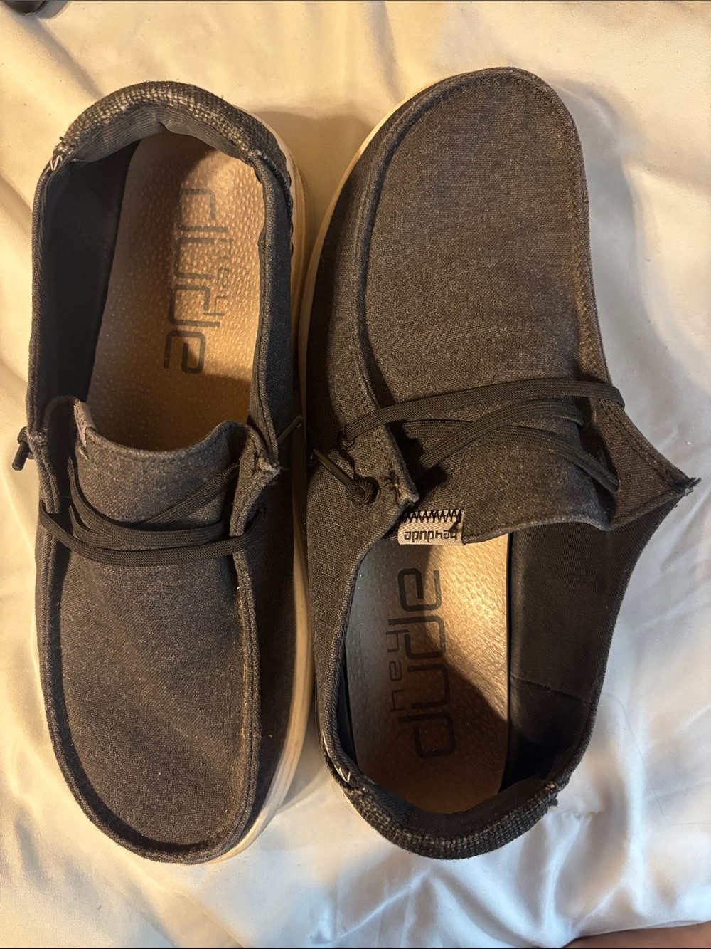 Hey Dude Men’s Casual Slip-On Loafers - Charcoal